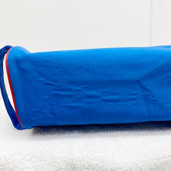 Estee Lauder Unisex Cosmetic Toiletry Case Blue Zip Top Side Handle Bag Vintage - Picture 7 of 9